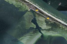 Les bancs de sable au voisinage de Kuznica