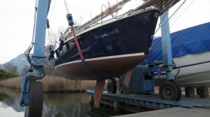 Bateau HABER mise à l'eau Dériveur intégral