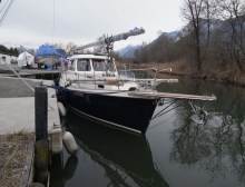 Bateau fifty sur le Léman Salon de pont